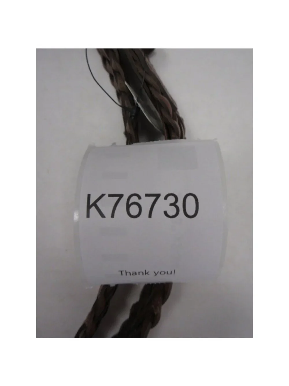 LL Bean Belt 42 Essential Genuine Leather Braided Deadstock NEW